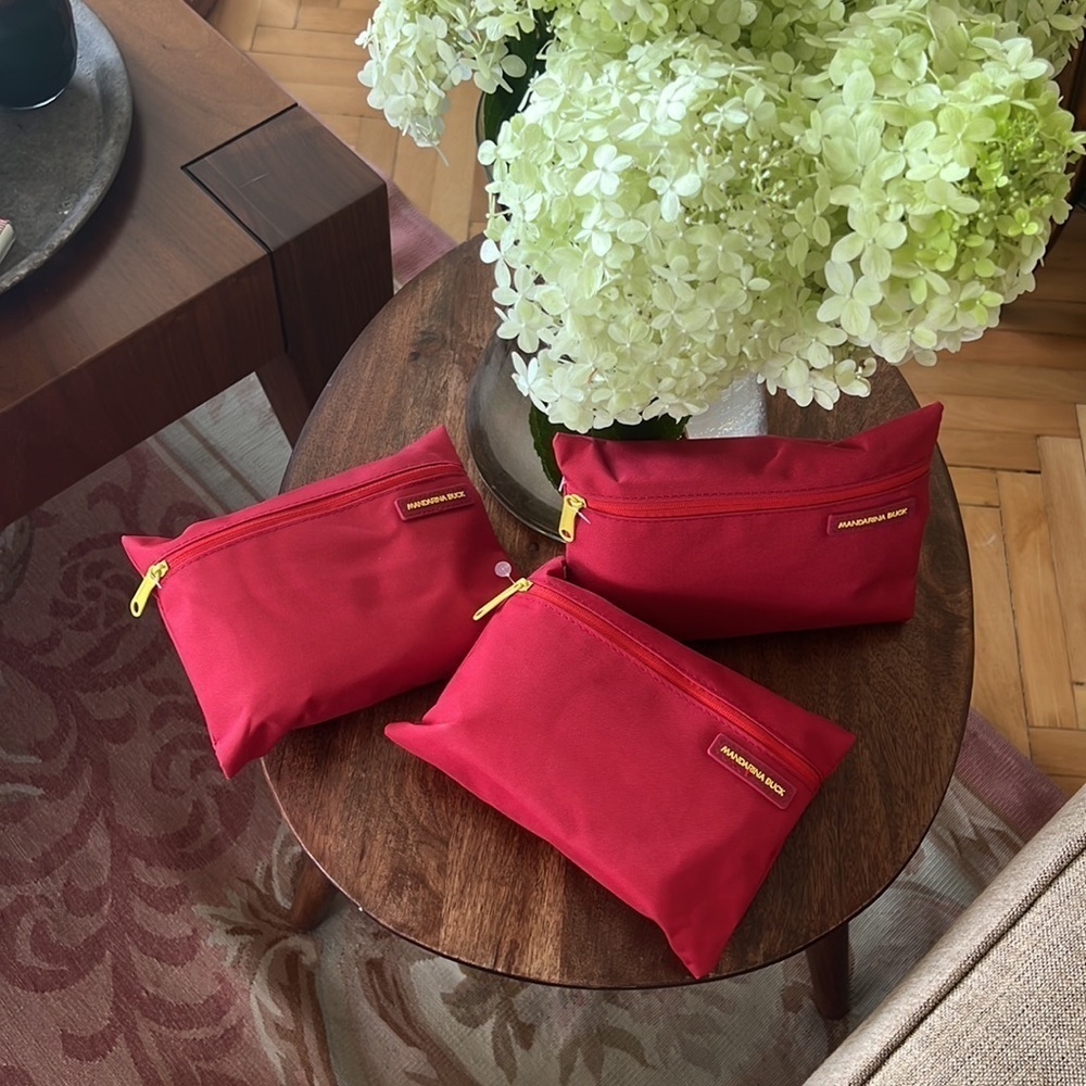 Mandarina Duck travel bags for 3 =>locked and zipped inflight travel Bags - Picture 4 of 7